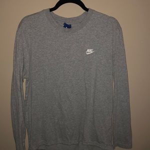 Grey Nike Long Sleeve T-Shirt